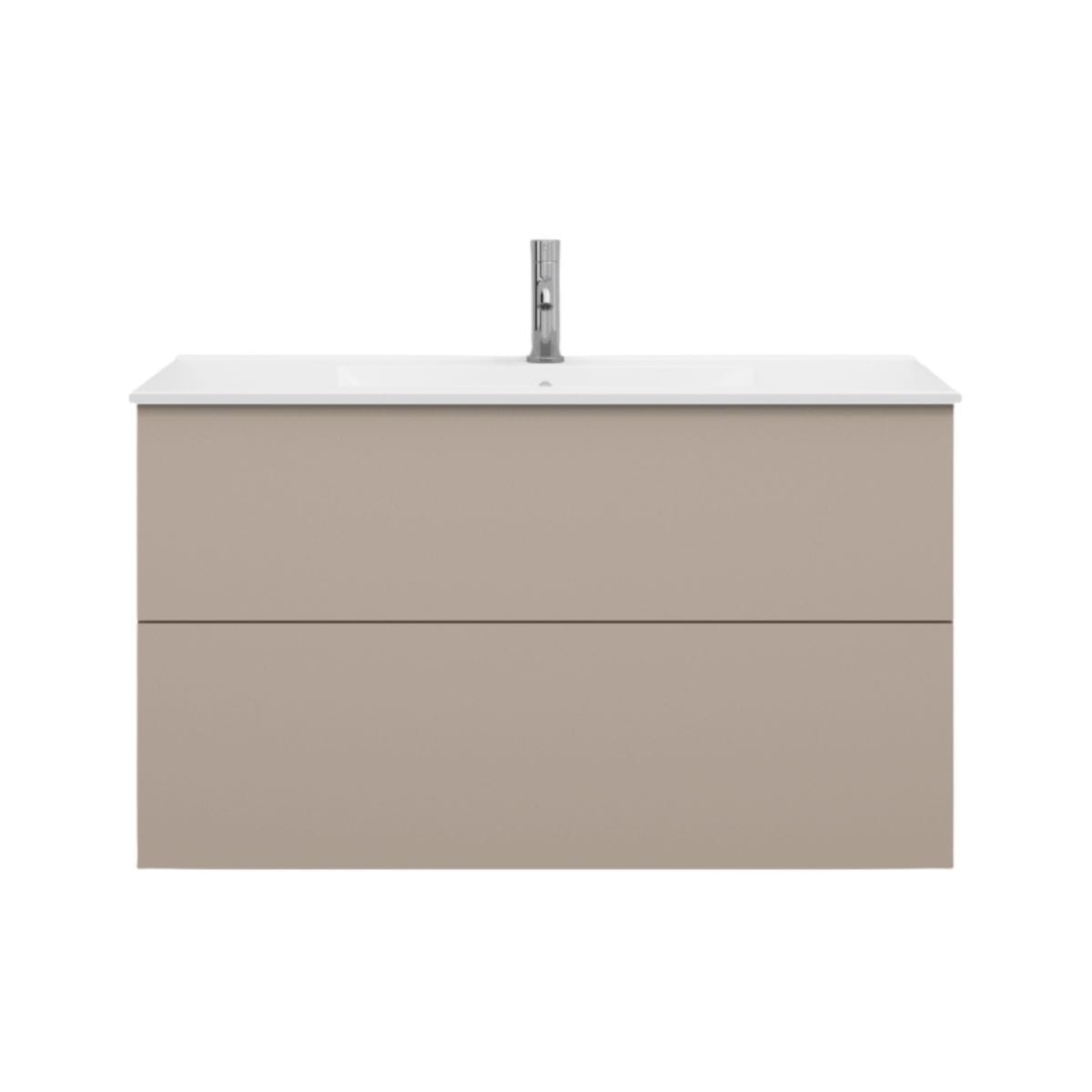 Svedbergs STILL Servantskap D45 med 2 skuff Gråbeige / 100cm / Plan Svedbergs Servantskap SV-5100432