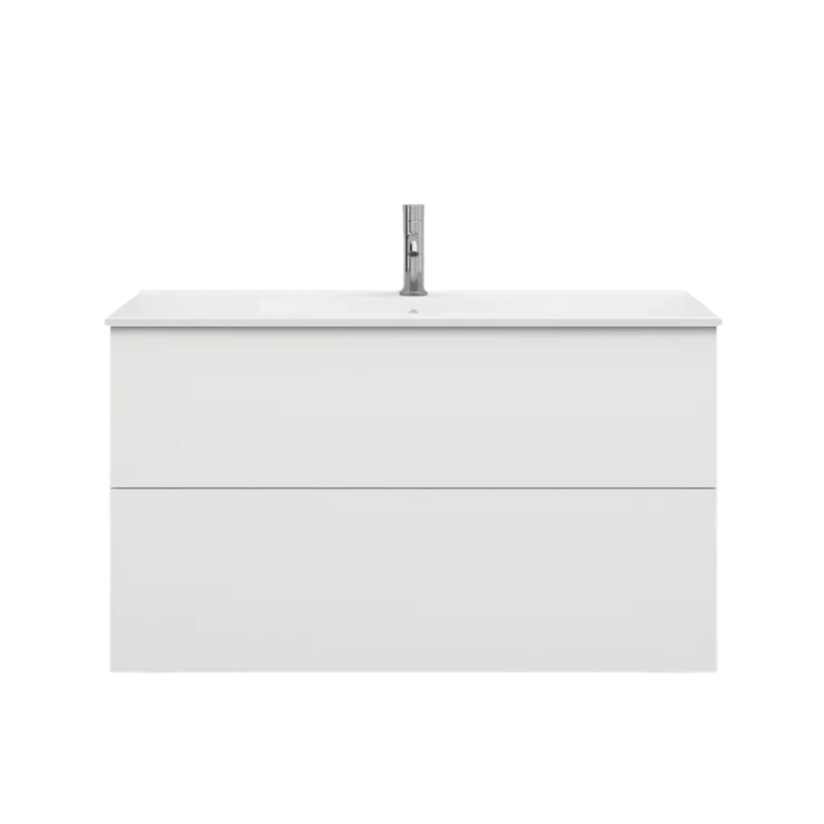 Svedbergs STILL Servantskap D45 med 2 skuff Hvit / 100cm / Plan Svedbergs Servantskap SV-5100412
