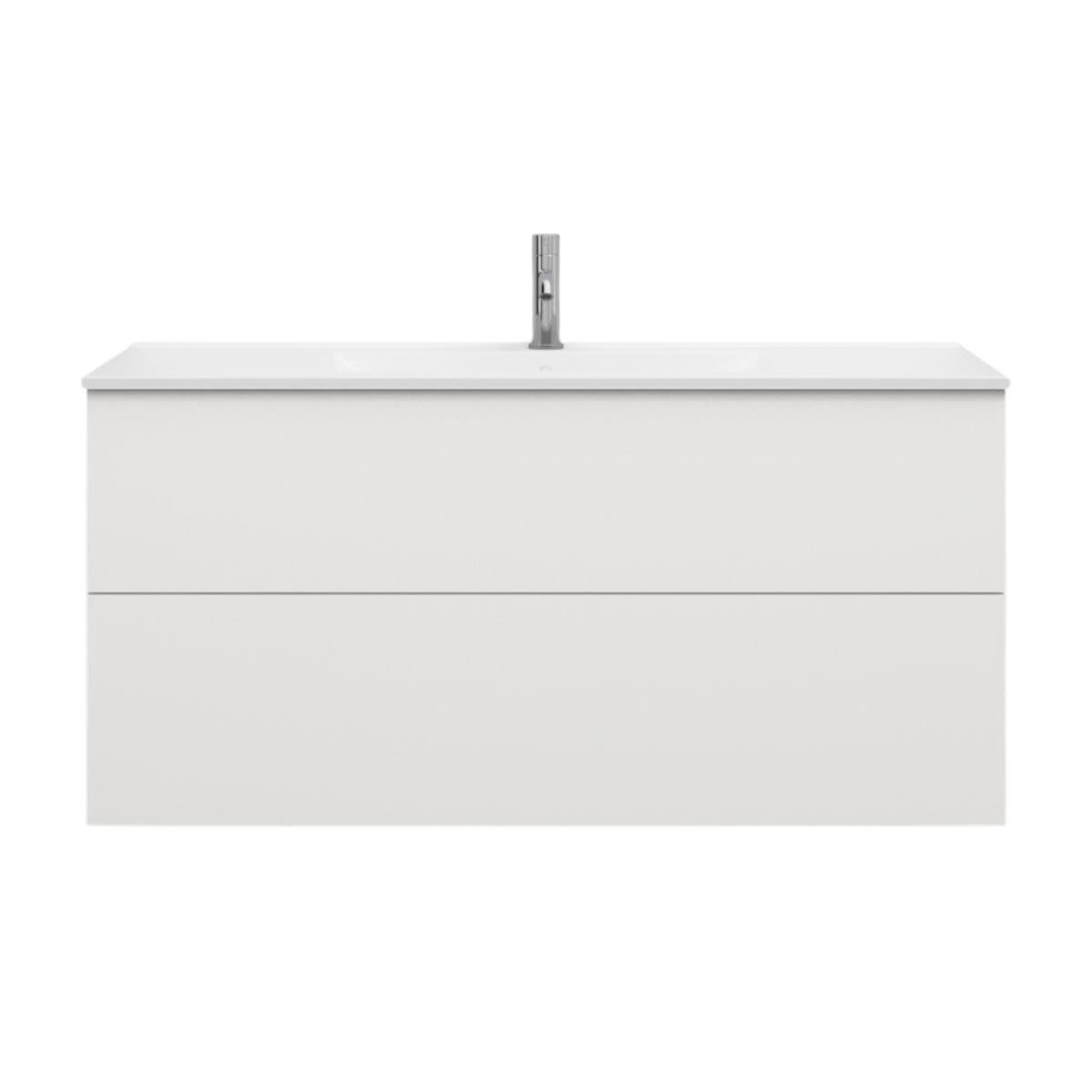 Svedbergs STILL Servantskap D45 med 2 skuff Hvit / 120cm / Plan Svedbergs Servantskap SV-5120412