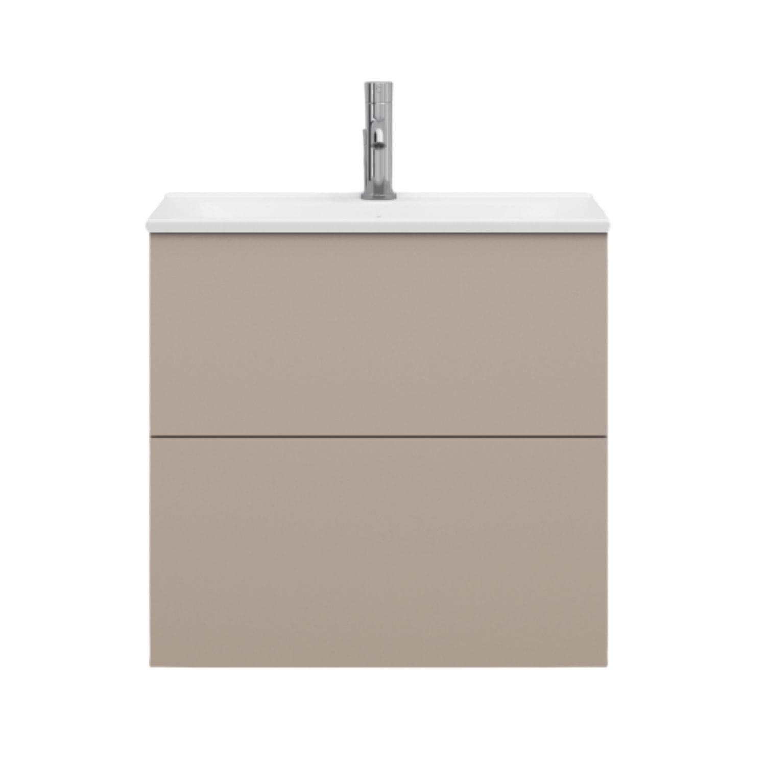 Svedbergs STILLA Slim D35 Servantskap med 2 skuff Gråbeige / 60cm / Plan Svedbergs Servantskap SV-560332