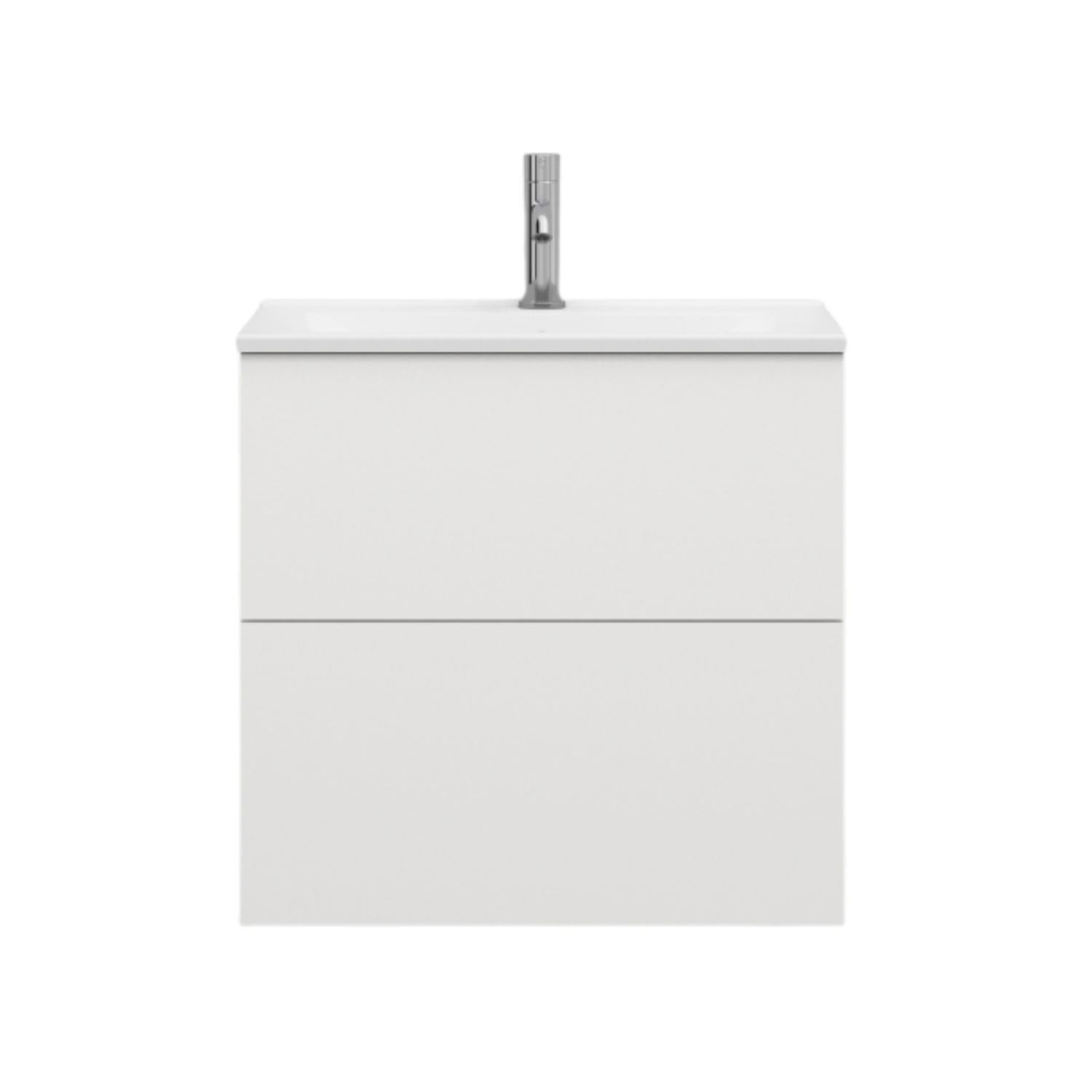 Svedbergs STILLA Slim D35 Servantskap med 2 skuff Hvit / 60cm / Plan Svedbergs Servantskap SV-560312