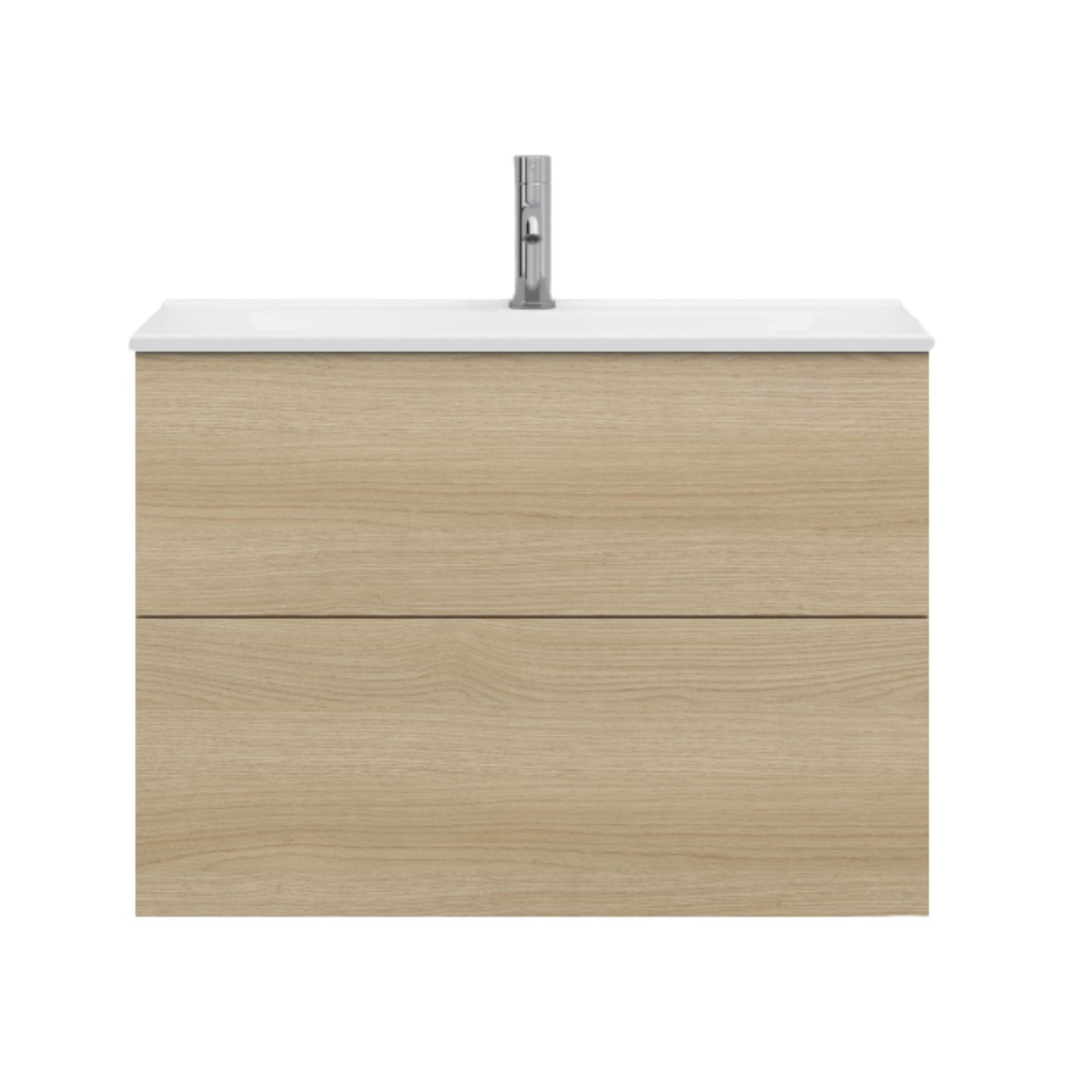 Svedbergs STILLA Slim D35 Servantskap med 2 skuff Lys eik / 80cm / Plan Svedbergs Servantskap SV-580342