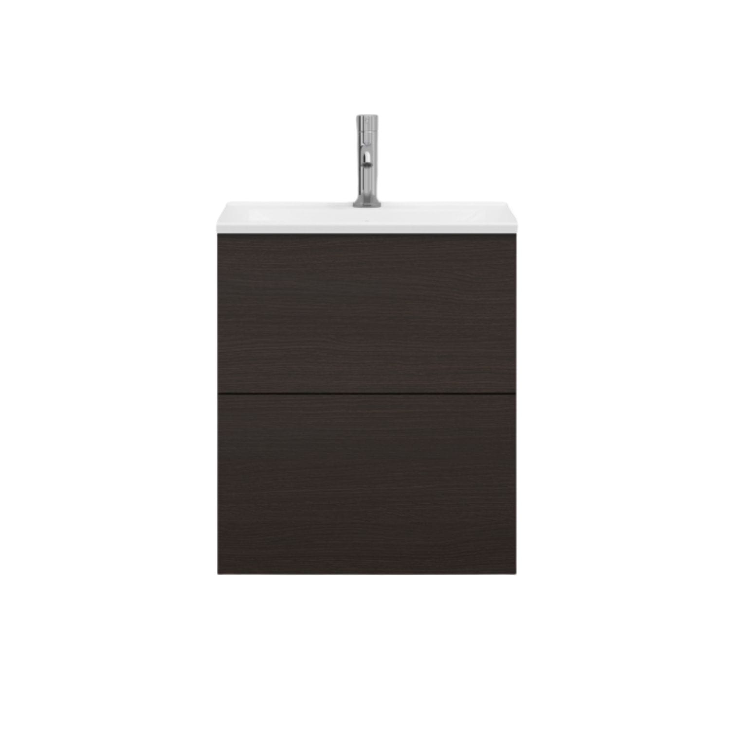 Svedbergs STILLA Slim D35 Servantskap med 2 skuff Mørk eik / 50cm / Plan Svedbergs Servantskap SV-550352
