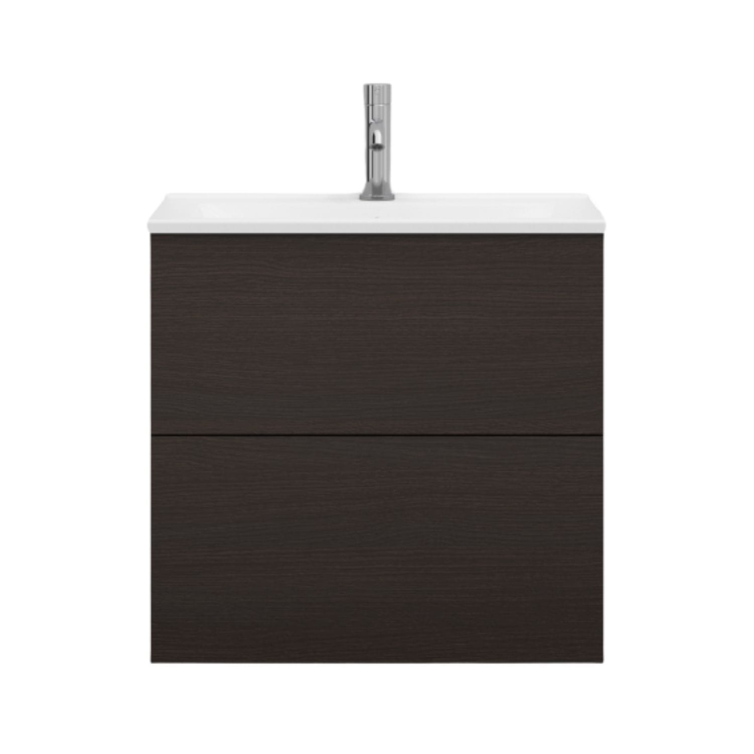 Svedbergs STILLA Slim D35 Servantskap med 2 skuff Mørk eik / 60cm / Plan Svedbergs Servantskap SV-560352