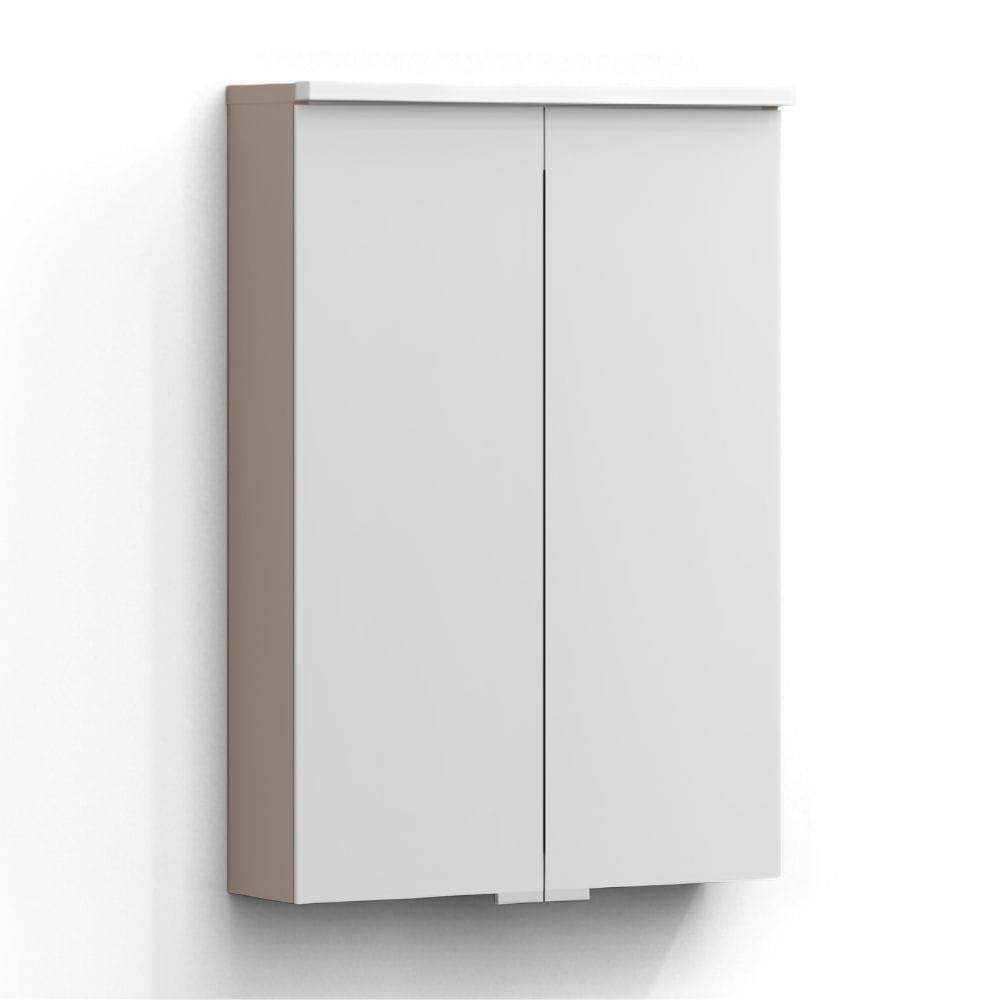 Svedbergs STILLA Speilskap Gråbeige / 50cm / Med servantlys Svedbergs Speilskap SV-25503-TL