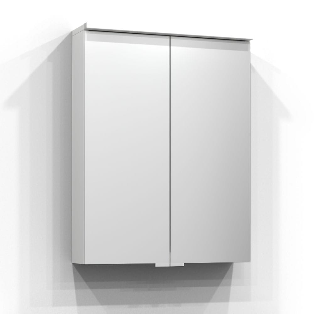 Svedbergs STILLA Speilskap Hvit / 55cm / Med servantlys Svedbergs Speilskap SV-25551-TL
