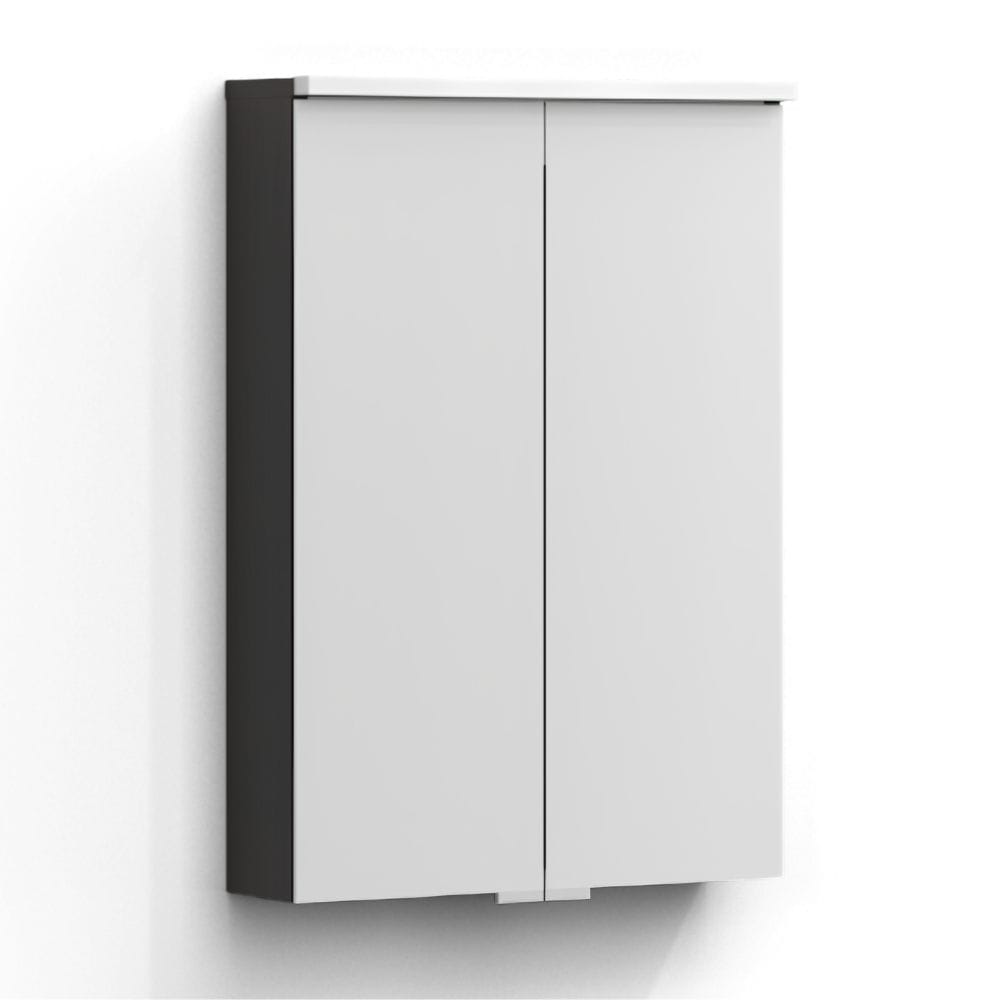 Svedbergs STILLA Speilskap Mørk eik / 50cm / Med servantlys Svedbergs Speilskap SV-25505-TL