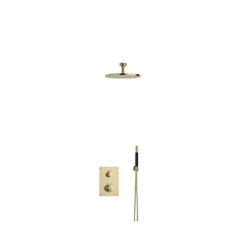 Tapwell BOX7268 Takdusj Innbygging - Takmontert Honey gold / 85mm / Ø300mm Tapwell Blandebatteri innbygging TA-9424988