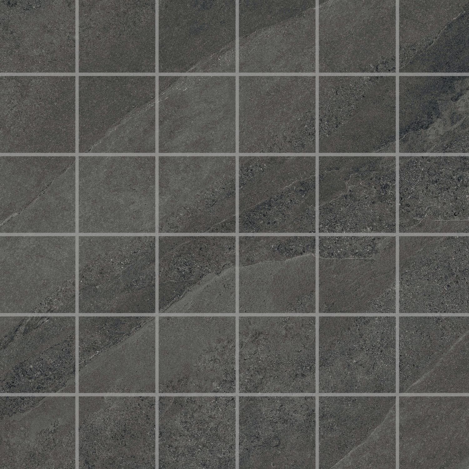 Vikingbad Horizon Mosaikkflis 5x5cm / Grafitt VikingBad VB-117442