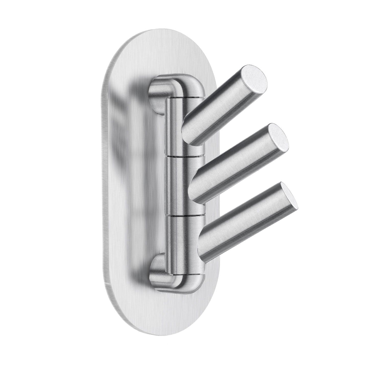 Beslagsboden Trippelkrok 1023 - selvklebende Matt krom Beslagsboden Knagger SM-B1023