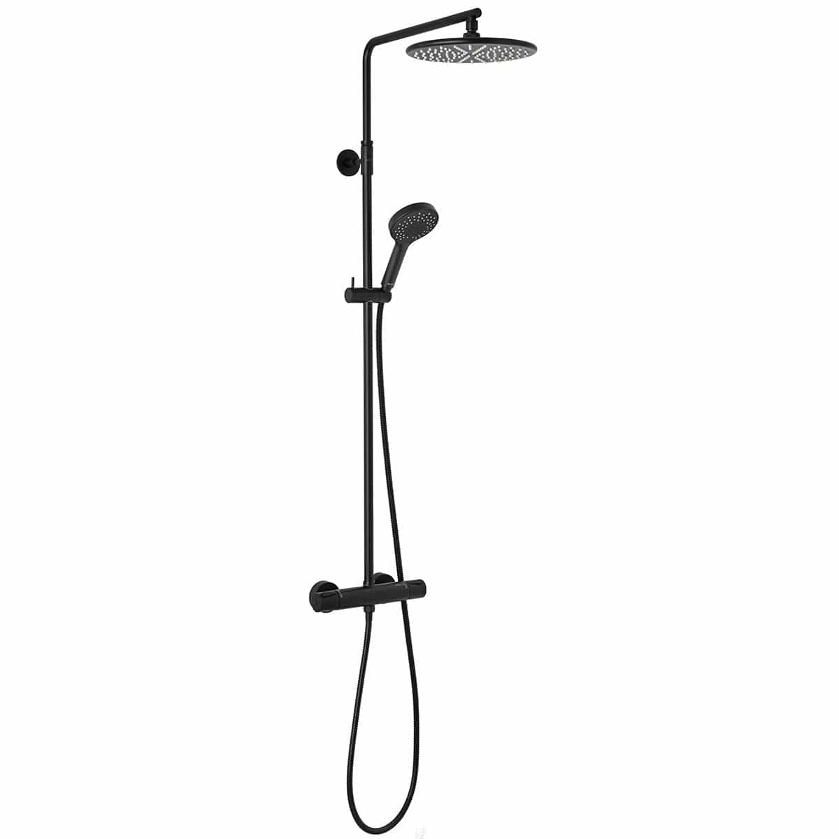 Damixa Silhouet Takdusj Ø250mm Svart matt Damixa Takdusj KO-5795461