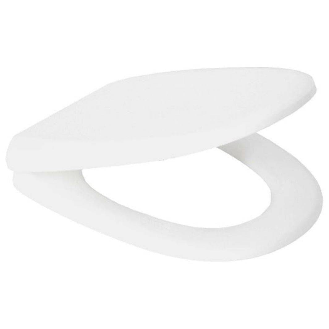 Duschy toalettsete universal i hvit plast Hvit Duschy Toalettsete CO-D080001