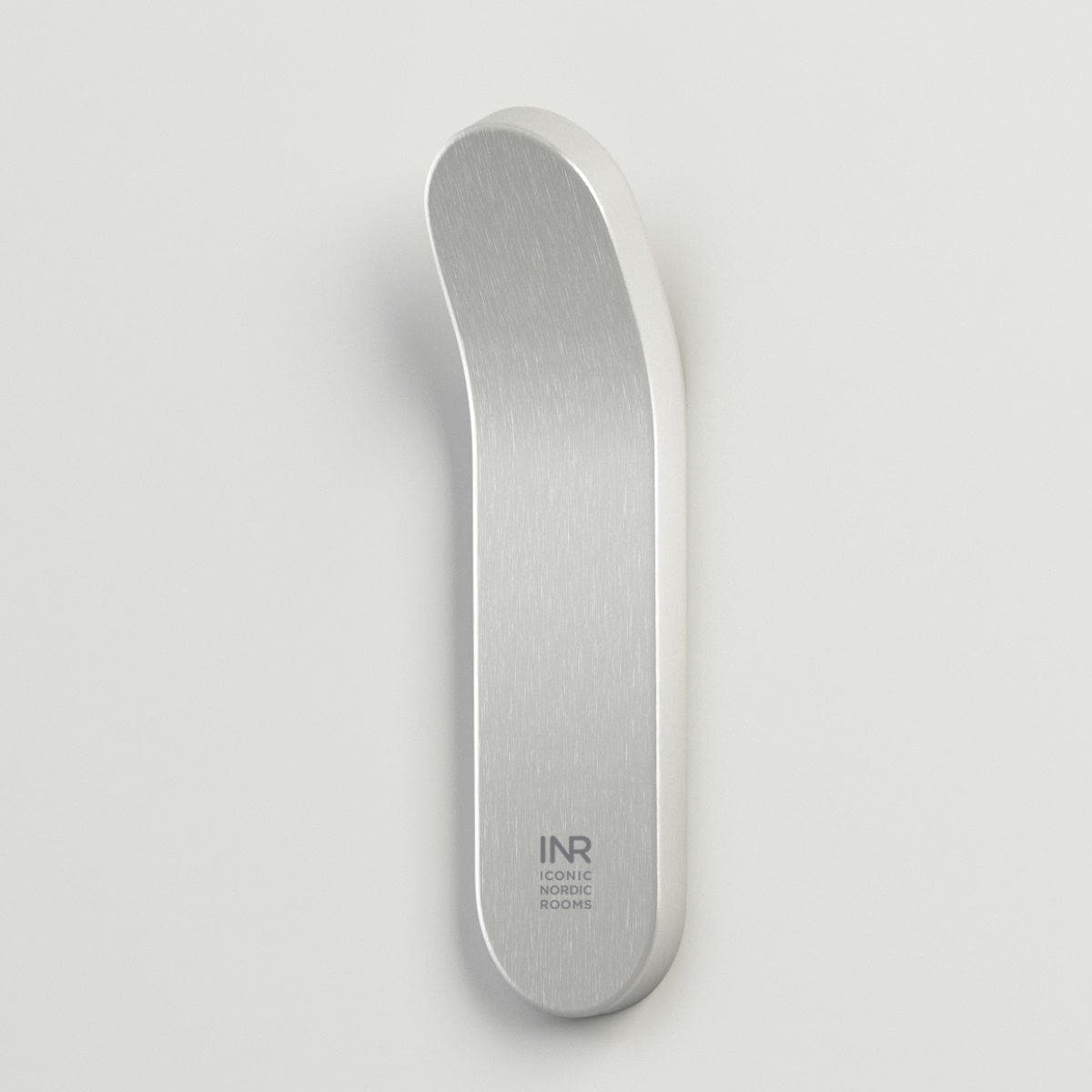 INR Bow Håndkleknagg Svart/Hvit/Krom Matt aluminium INR Iconic Nordic Rooms Knagger INR-80000619