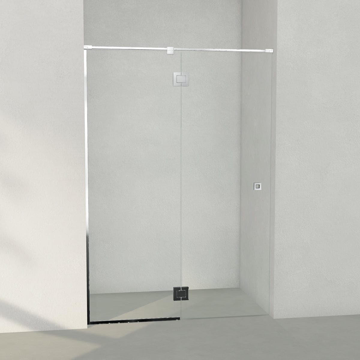INR Dusjnisje ARC 5 Frame Måltilpasset Krom / Måltilpasset / Timeless klart glass INR Iconic Nordic Rooms Dusjnisje INR-105111300