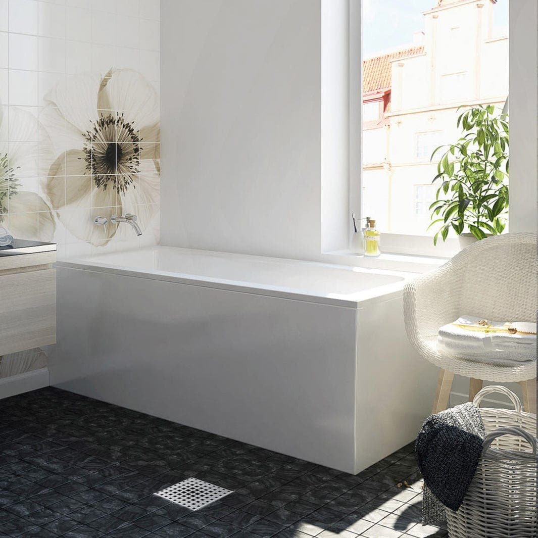 Sanipro Forma L-Panelpakke H/V Hvit / 150x70cm / Høyre Sanipro Paneler SA-10106