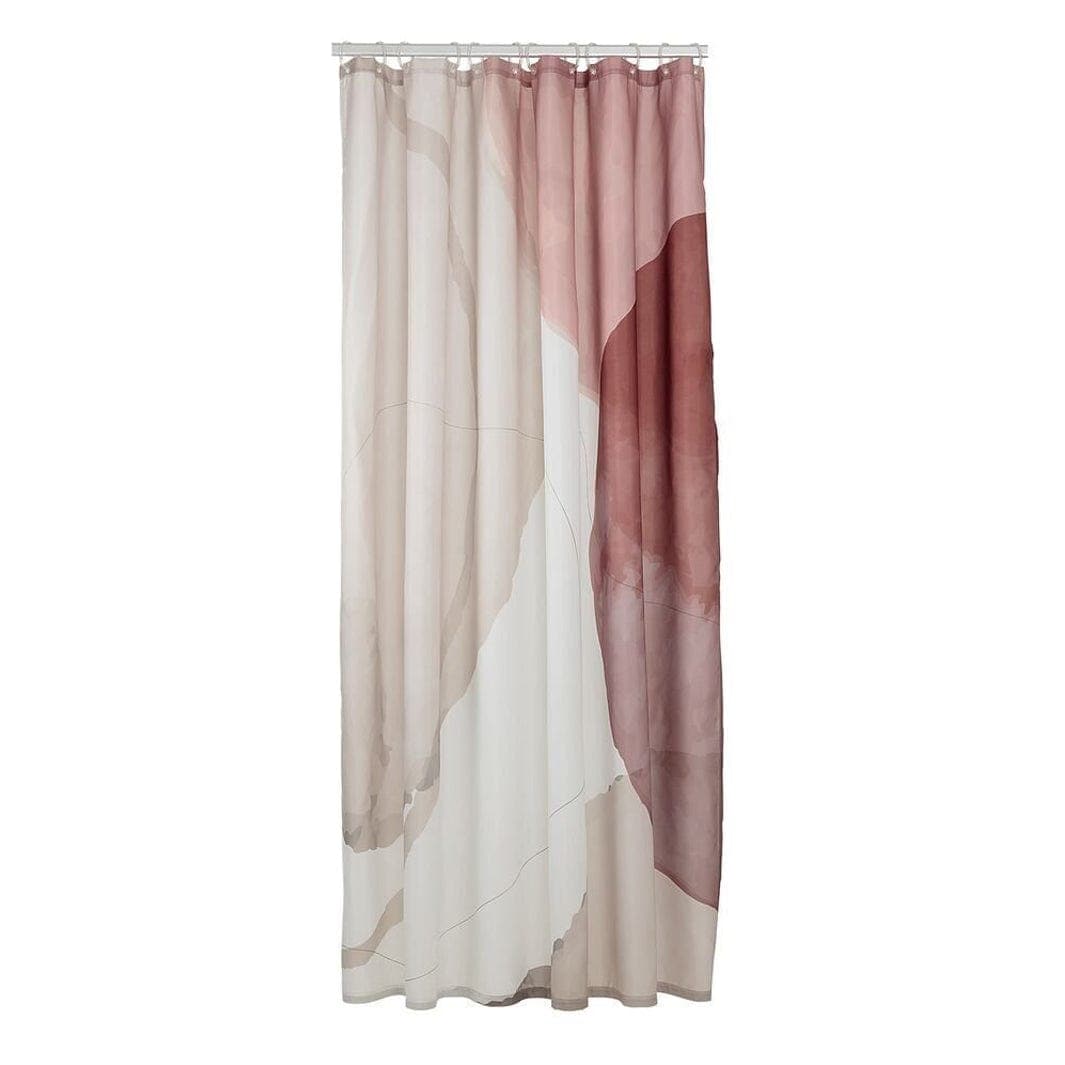 Sealskin Earth dusjforheng 180x200 Mørk rosa Sealskin Dusjforheng CO-V800139