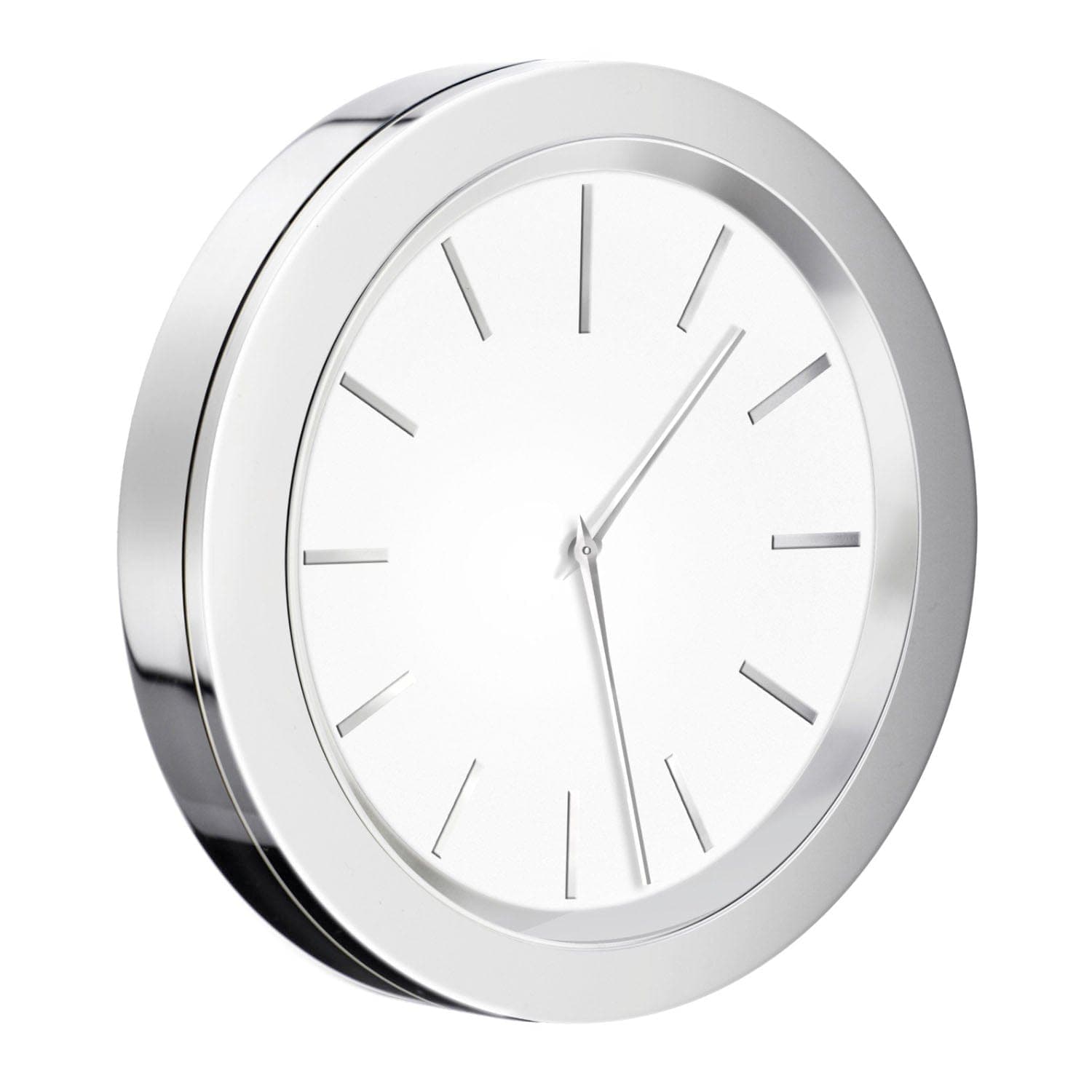 Smedbo YK380 Klokke Krom/Svart Time Svart Smedbo Diverse baderomstilbehør SM-YK380