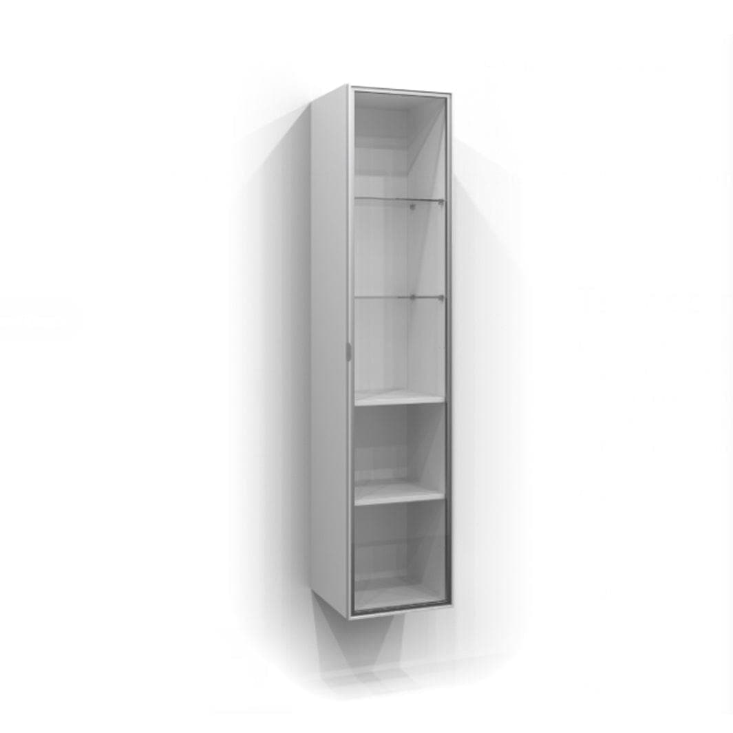 Svedbergs Høyskap Vitrine Dør med glass 160cm / 35cm / Matt + klart glass Svedbergs Høyskap bad SV-7160351-3