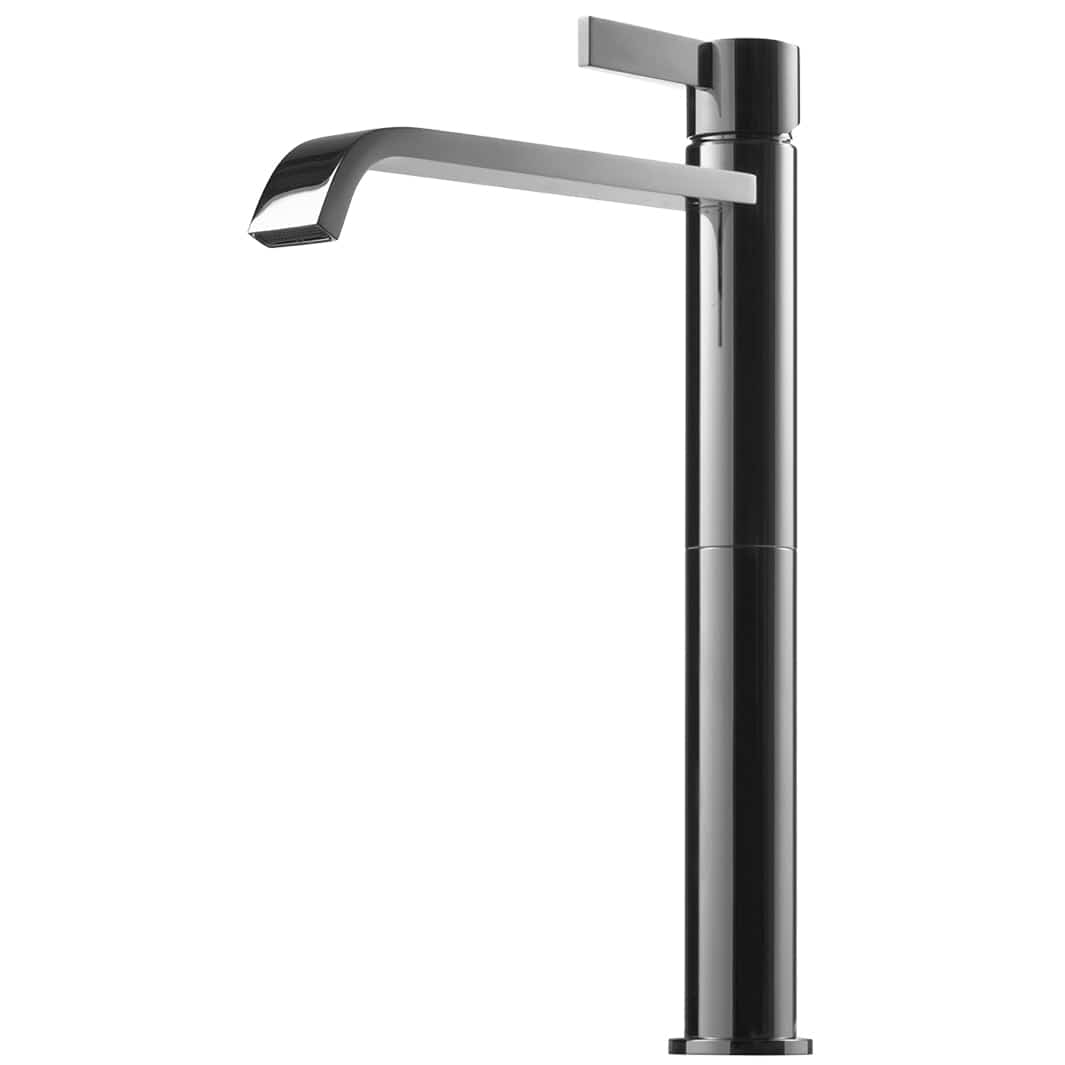 Tapwell ARM081 Høy Servantbatteri H312mm Black chrome Tapwell Servantbatteri TA-9423658