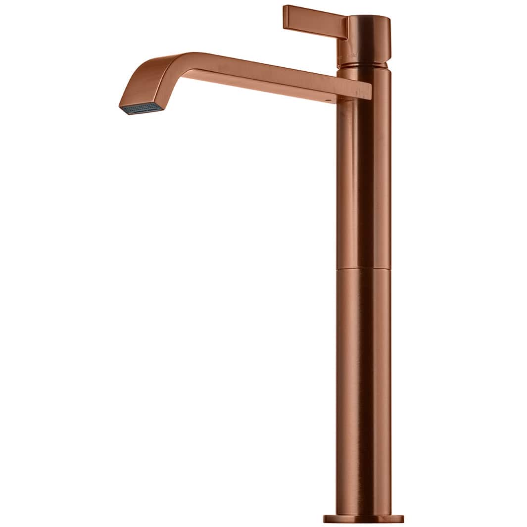 Tapwell ARM081 Høy Servantbatteri H312mm Oksiderende kobber Tapwell Servantbatteri TA-9423657