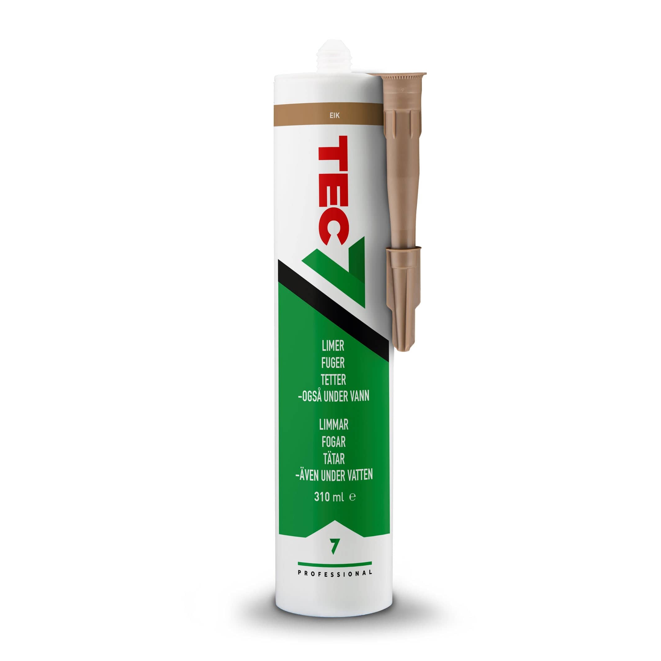 Tec7 Universal Lim og Fugemasse Eik Tec7 Silikon og lim AH-326666