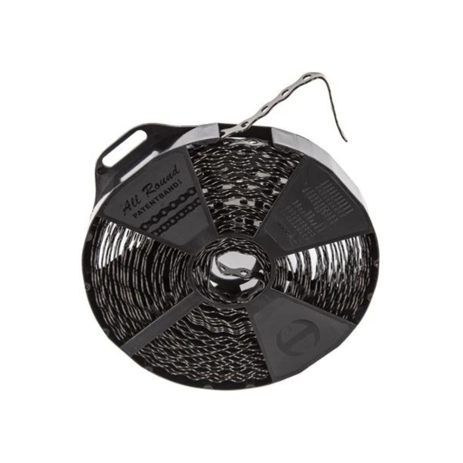 1904 Patentbånd 10 meter Svart plast b12mm 1904 Tilbehør avløp GRO-3485737
