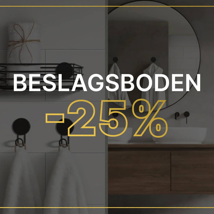 Beslagsboden -25% Black Friday kampanje på Bad.no - se hele utvalget her