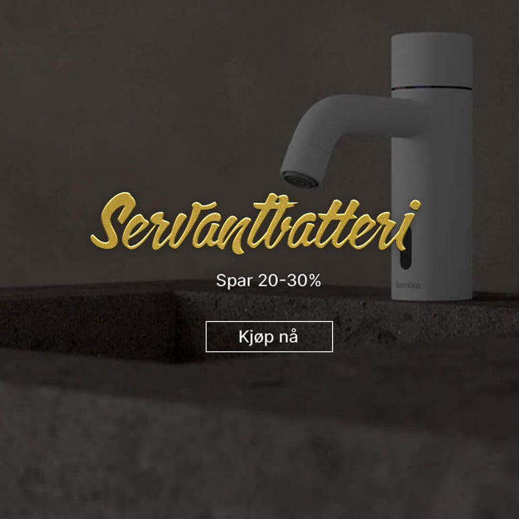 Black Friday Servantbatteri kampanje med opptil -30% rabatt