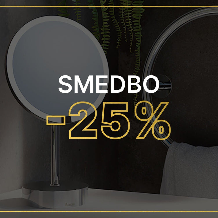 Smedbo -25% Black Friday kampanje på Bad.no - se hele utvalget her