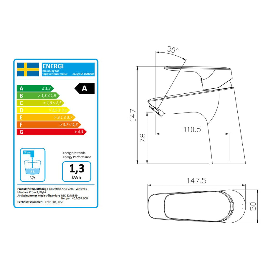 A-collection Azur Zero Servantbatteri A-collection Servantbatteri