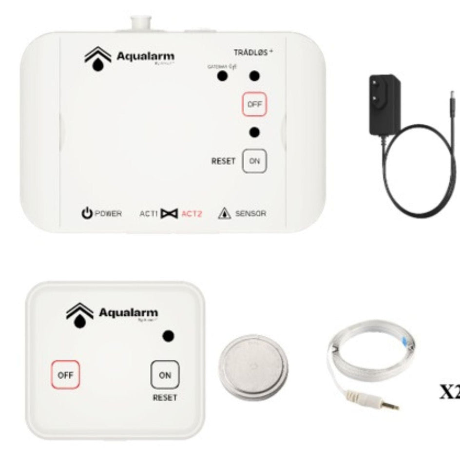 Altech Aqualarm Hovedenhet Trådløs uten ventil Altech Lekkasjestopper GRO-5648772