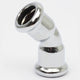 Altech Bend forkrommet 12-15mmx45°/90° med 2 muffer 12mm / 45° Altech Bend pressfitting DAL-5056465