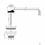 Altech Bunnventil fkr. 1 1/4", Ø70mm