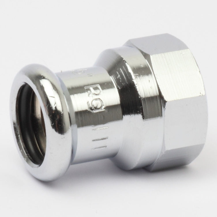 Altech CU Overgangsmuffe Pressfitting - forkrommet