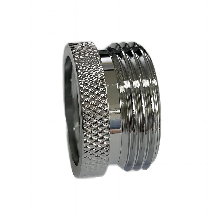 Altech Overgang forkrommet 1/2"-3/4" innv, 3/4-1/2" utv
