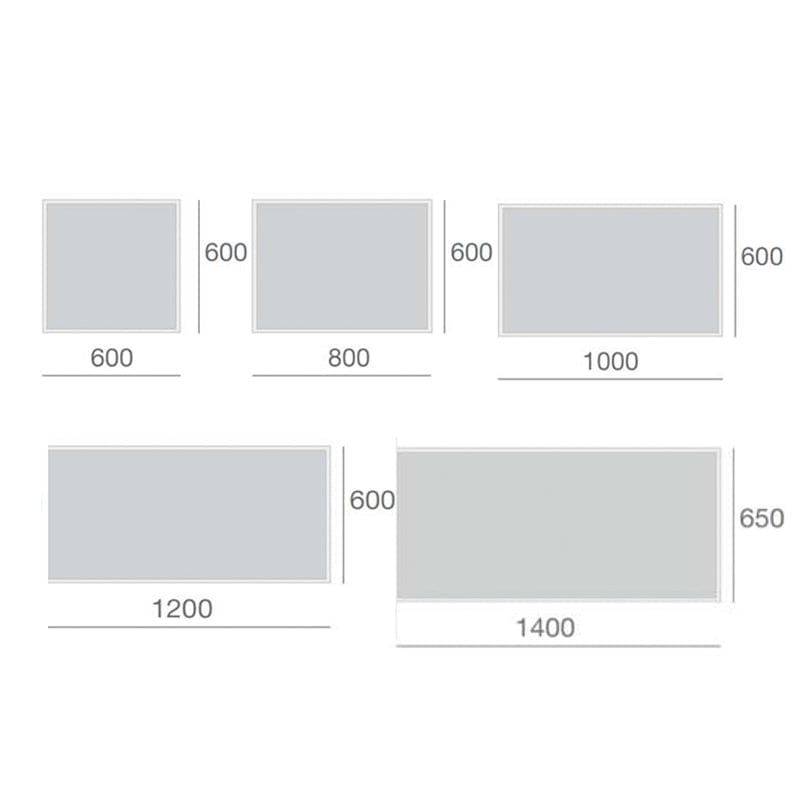 Alterna Bliss Speil med LED lys B60-140cm - vendbar Alterna Baderomsspeil