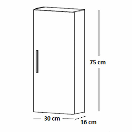 Alterna Nea Smal Overskap 30cm