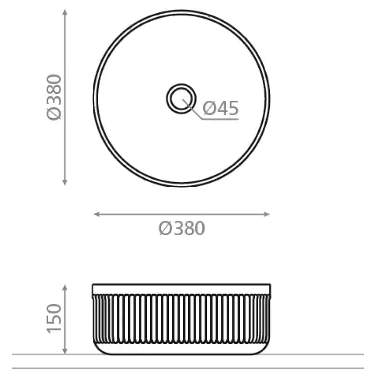 Bathco Striae Bolleservant