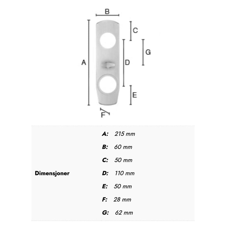 Beslagsboden Design 732 Langskilt