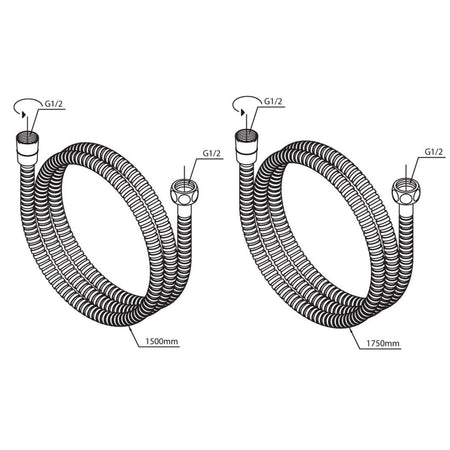 Damixa Dusjslange Metall Universal
