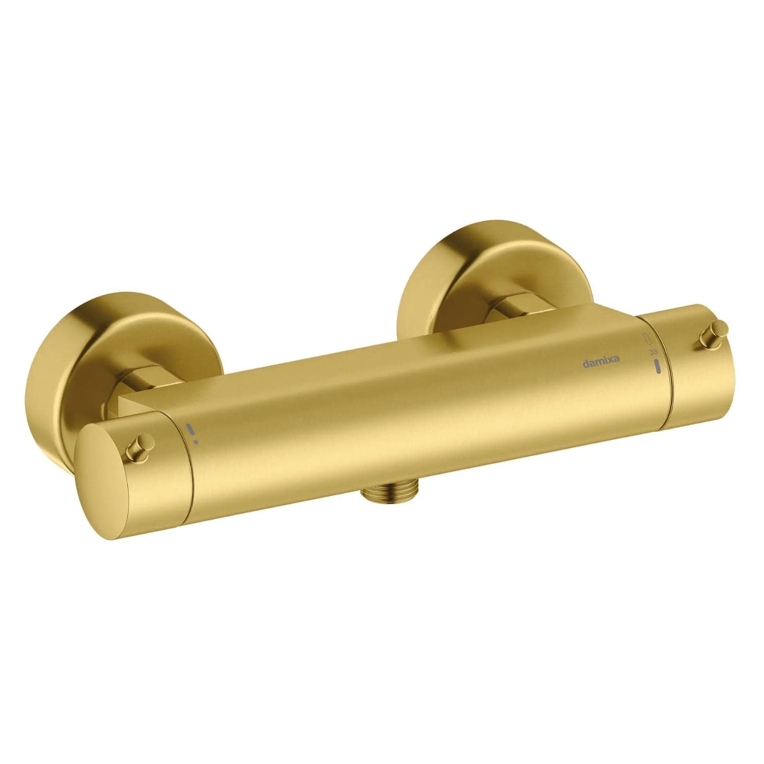 Damixa Iris Termostatkran Børstet messing Damixa Badekararmatur KO-9140079