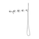 Damixa Silhouet BS 2 Badekararmatur med tut Krom Damixa Badekararmatur KO-5705200