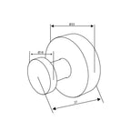 Damixa Zen Håndklekroker med Rosett