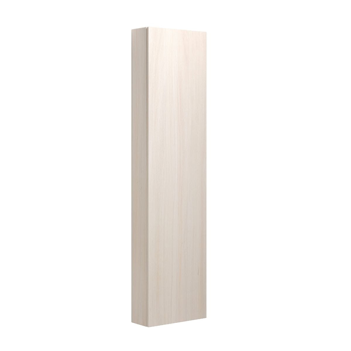 Dansani CALIDRIS Glatt Høyskap 1 dør D16cm Hvit eik / 160cm / Høyre hengslet Dansani Høyskap bad DA-C65-1175