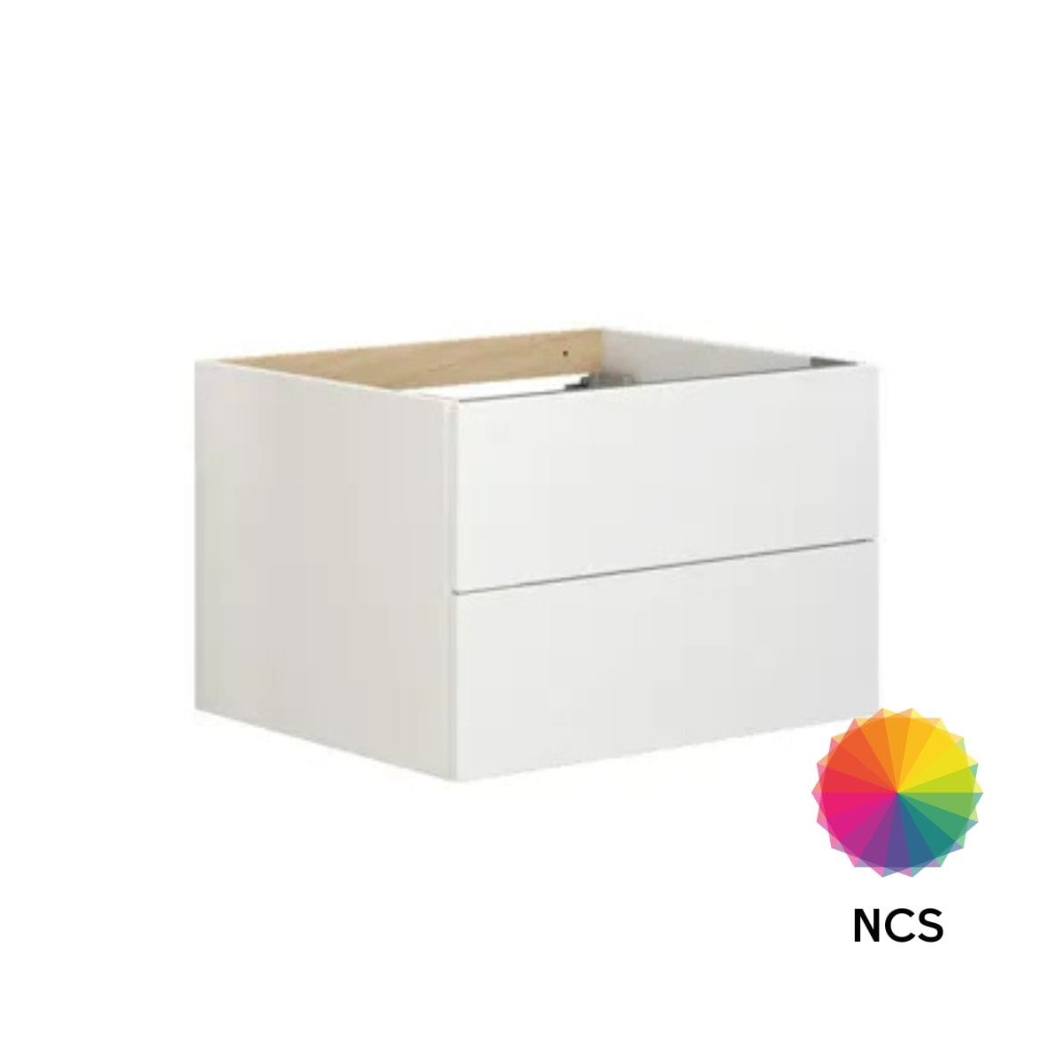 Dansani Calidris Glatt Servantskap 2 skuff D50cm NCS farge / 60cm Dansani Servantskap DA-C21-1099