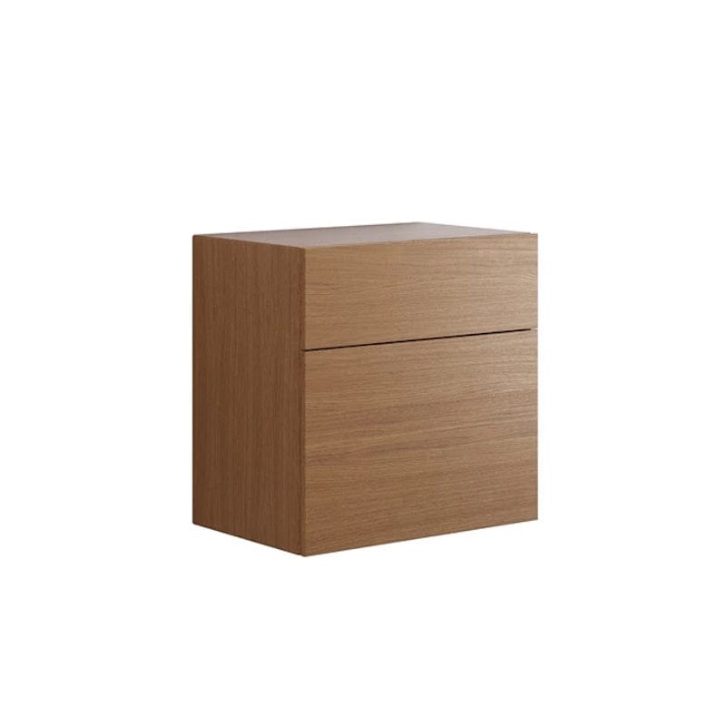 Dansani Calidris Glatt Skap 2 skuff D40cm - ekstra  høy underskuff Gyllen eik / 60cm Dansani Sideskap bad DA-C48-1074