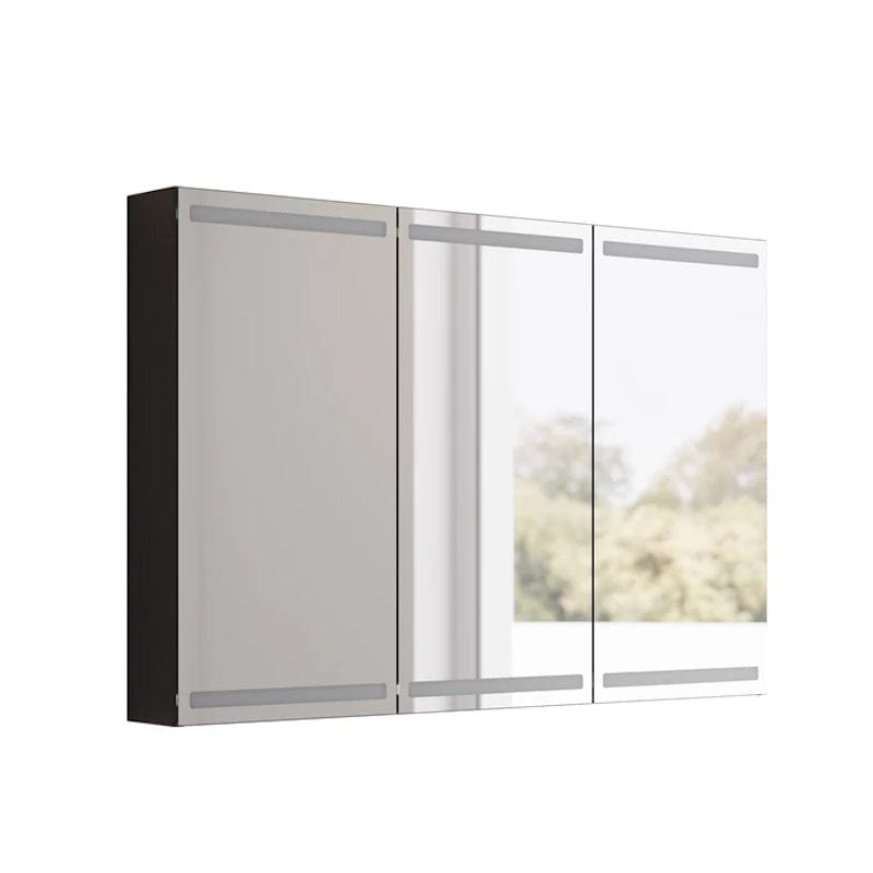 Dansani Calidris Parallel Speilskap 120cm 3 dører / Røkt eik Dansani Speilskap DA-S843-173