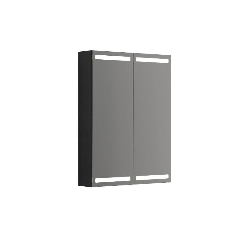Dansani Calidris Parallel Speilskap 60cm 2 dører / Eik noir Dansani Speilskap DA-S846-144