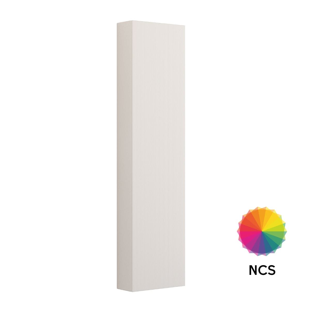 Dansani CALIDRIS Rillet Høyskap 1 dør D16cm NCS farge / Høyre hengslet / 160cm Dansani Høyskap bad DA-C65-C199