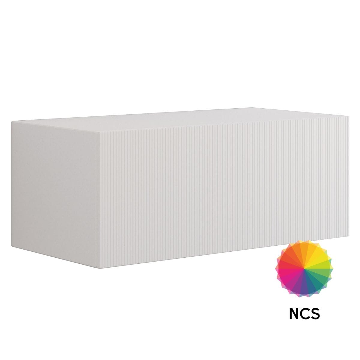 Dansani Calidris Rillet Skap 1 skuff D50cm NCS farge / 100cm / 40cm Dansani Sideskap bad DA-C54-C099